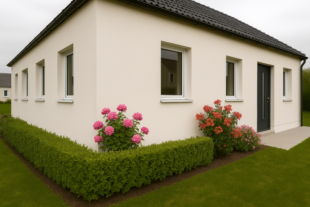 Eingerichtetes außenwand im Saarland — Fassadenarbeiten durch Thomas Jung