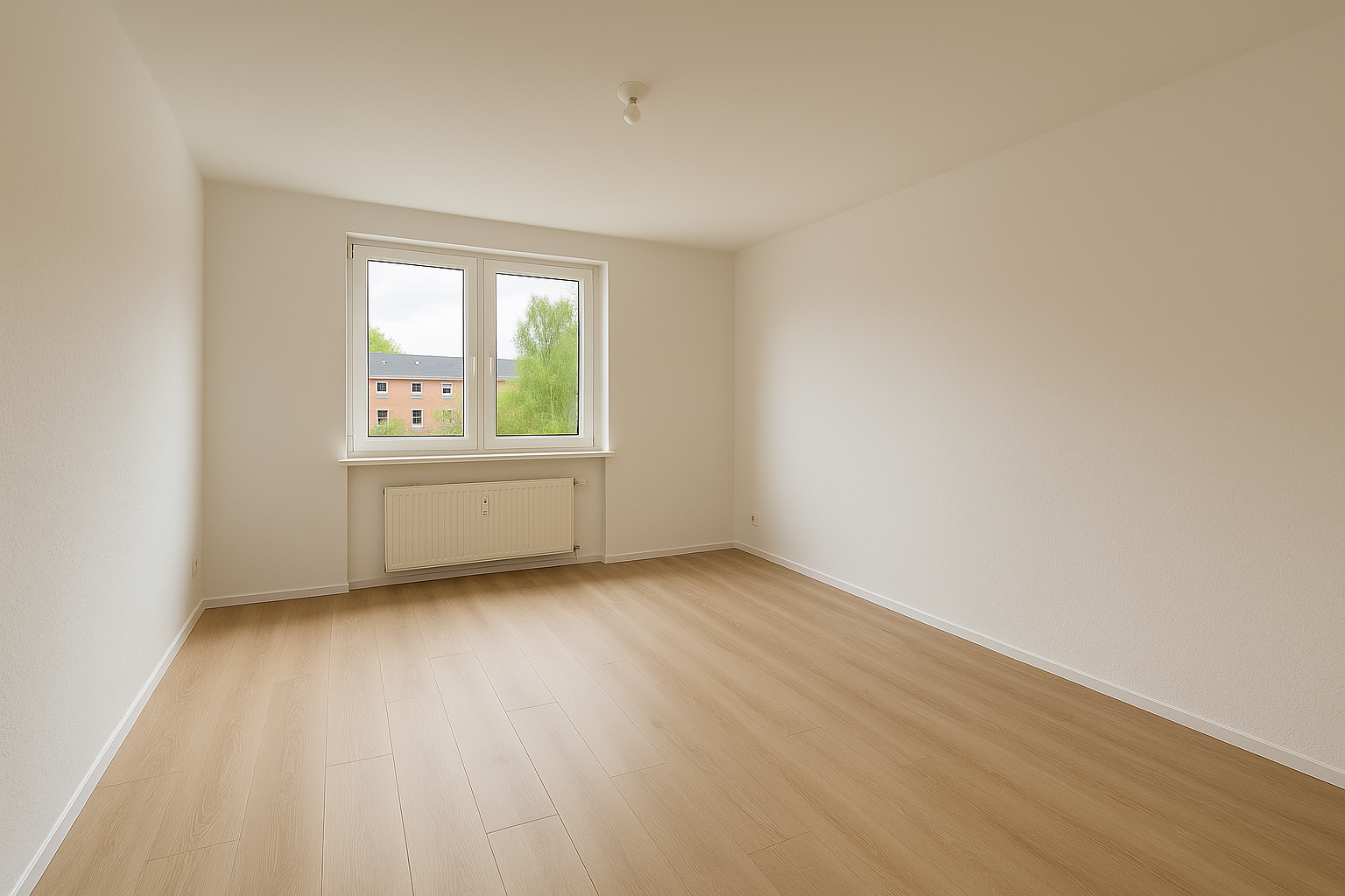 Frisch renoviertes wohnzimmer im Saarland — Laminat verlegen durch Thomas Jung abgeschlossen